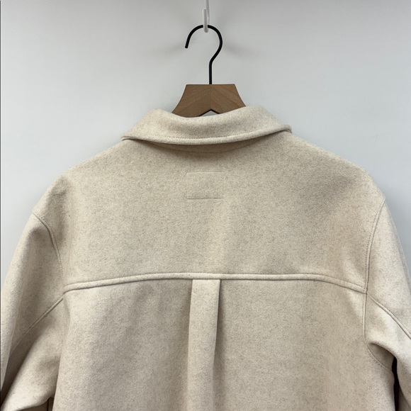 NWOT Old Navy Soft-Brushed Shacket Button-Up Shirt Jacket Oatmeal XL - Picture 7 of 9